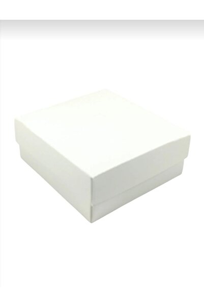 BURAKKUTU Beyaz Karton Kelepçe & Mini Set Kutusu 20 Lİ Paket(içi Süngerli )