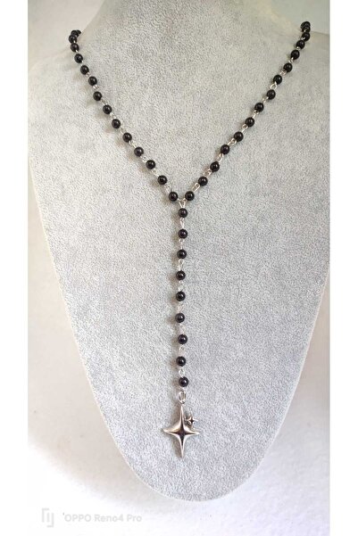 Fugusugu قلادة بوهيمية بتفاصيل خرز النجمة الشمالية