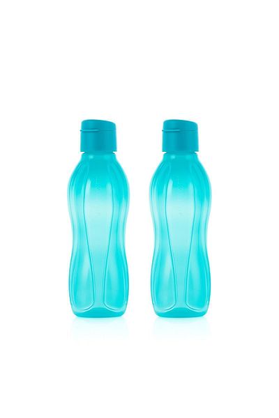 Tupperware Eco+ Bottle Water Bottle Easy Lid 500 Ml Blue Set of 2