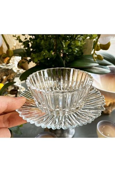 adana avm 12 Piece Plain Snack Bowl and Presentation Set