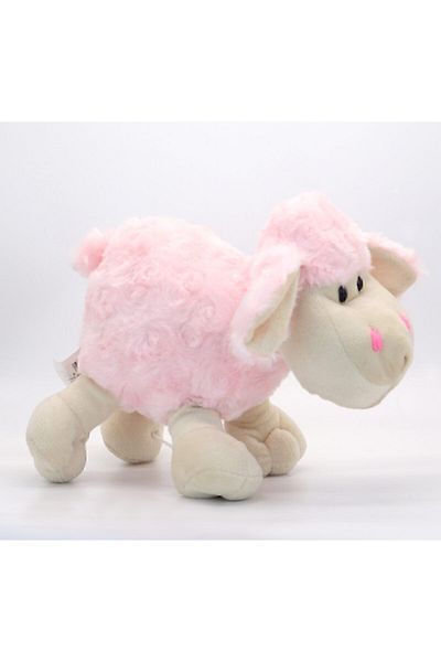 Uçar Oyuncak Cute Little Lamb Plush Toy Color Blue