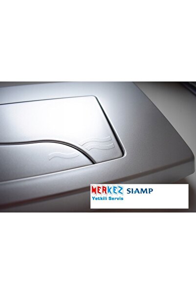 SİAMP Rezervuar Kapağı Siamp Gömme Rezervuar Kumanda Paneli Mat Krom