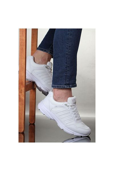 M.P. Mp 6803 Pantofi Sport Unisex Ortopedici Albi - Talpa Eva usoara