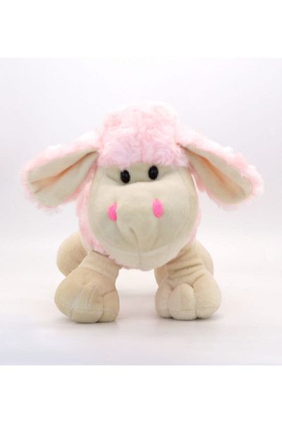 Uçar Oyuncak Cute Little Lamb Plush Toy Color Blue