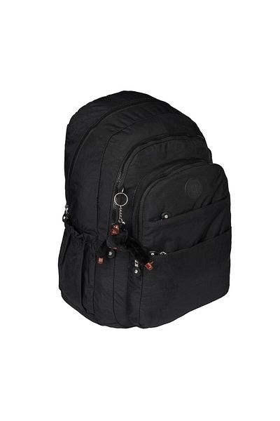 SYG Rucsac de școală Breakwater Repelent la apă cu 5 compartimente Accesorii SYG1625-Negru