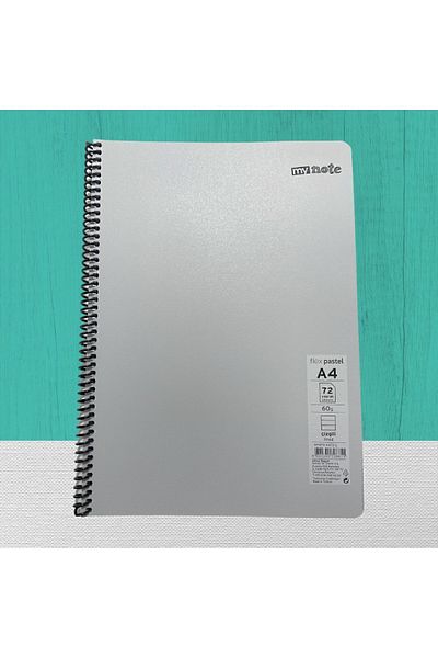 Umur Mynote Flex Pastel Spiral Notebook A4 72 Yp Lined