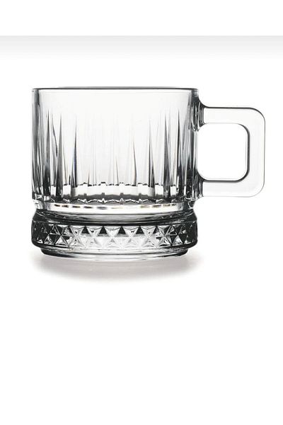 Paşabahçe Elysia 2 Liter Glass-cup with Handle 195cc 55422
