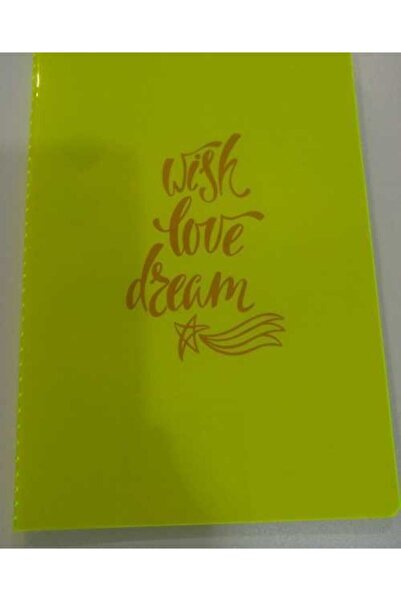 Lizy Caiet A5 galben fosforescent