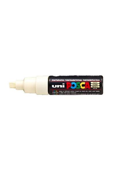 Uni Posca PC-8K Painting Marker 8 mm Chisel Tip IVORY
