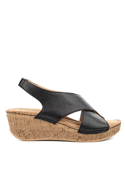 Hush Puppies Aina ( 624254 ) - Genuine Leather Women's Sandals with Anatomical Sole and Heel Spur