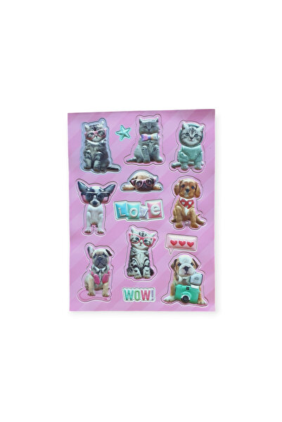Polin Set de autocolante 3D Studio Pets - Decupare confortabilă