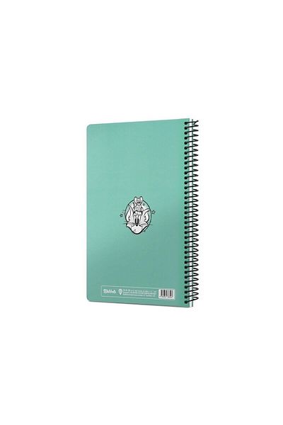 Mabbels Tom And Jerry Best Friends Spiral Notebook Green - Striped
