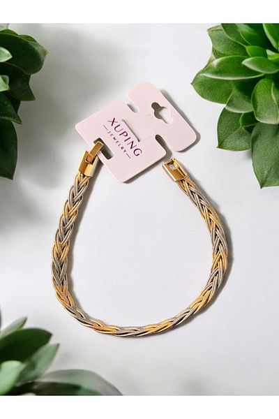 XUPING JEWELRY سوار محبوك - لونين