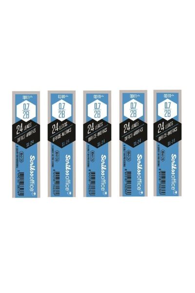 Scrikss Sl-24 Min Versatil Kalem Ucu 2b 0,7 Mm 5'li Paket