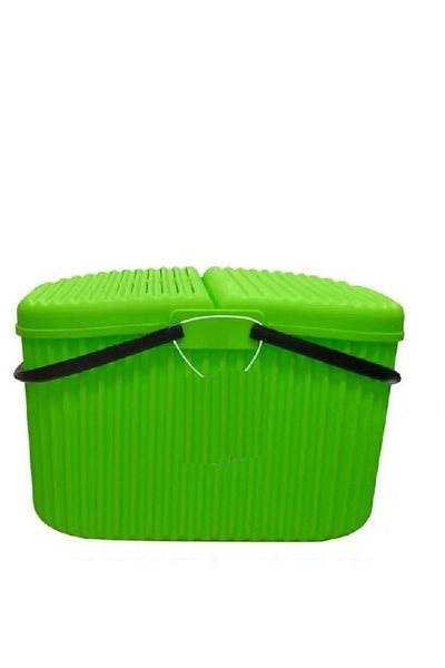 Proff Green Basket - 30 Lt Large Size Picnic Basket