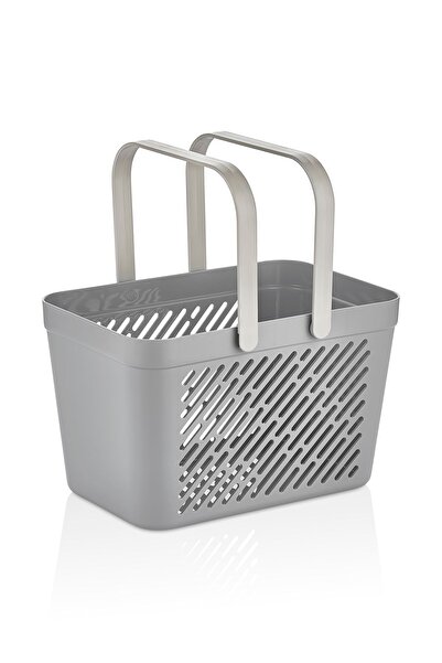 DEYHOME Coș de baie Naya Șampon, detergent, prosop, consumabile de curățare Organizator Organizator Culoare gri