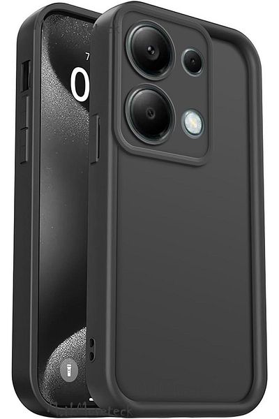 m.tk moveteck حافظة لهاتف Xiaomi Redmi Note 13 Pro 4G مصنوعة من السيليكون الناعم الملون مع حافة بارزة لحماية الكاميرا