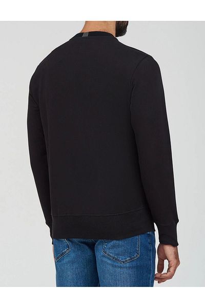 PAUL&SHARK Men's Black Cotton Long Sleeve Sweatshirt - Daily Use - 14311815 -11d