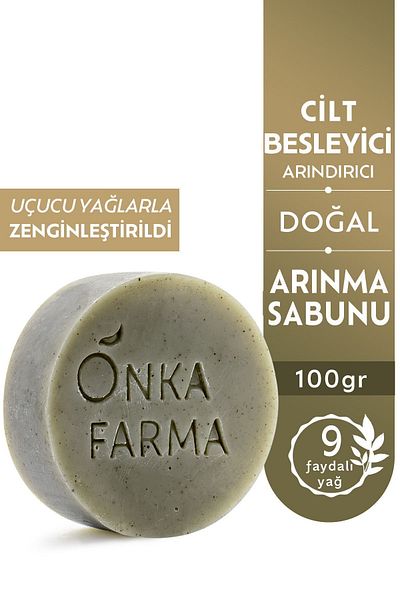 OnkaFarma Onka Farma Purification Natural Soap 100 gr Skin Refreshing Soothing Nourishing Solid Soap