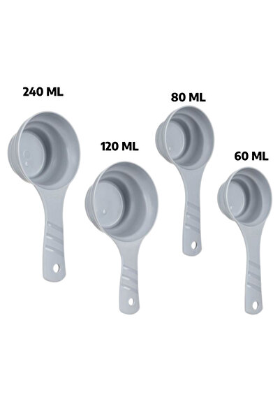 Open Home Concept Set of 4 Flour, Sugar, Food, Pulses and Detergent Etc. - Measuring Shovel