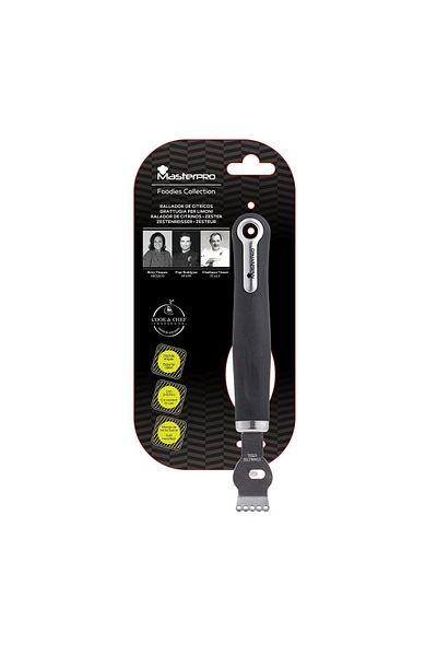 MasterPro Stainless Steel Zester Shell Peeler |   17.8X2X2 cm |   Foodies Collection Series |   4849