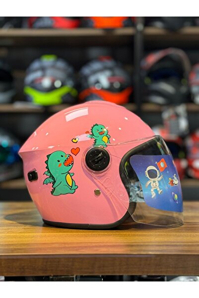 OKYANUSMOTO Çocuk Kaskı (Pembe)