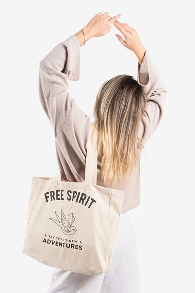 The Lycos free Spirit" Canvas Tote Shoulder And Beach Bag