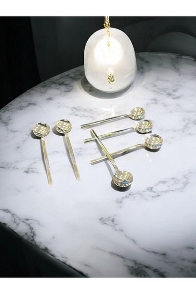 Tiamo Rio 6-Piece Teaspoon Set - Simple Design