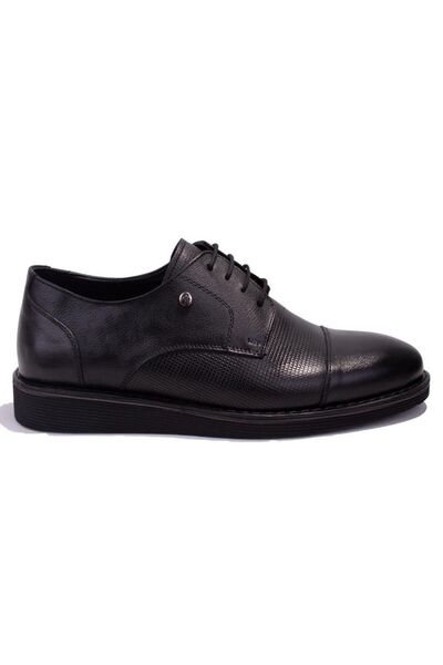 DAGOSTER Dma08-860 Pantofi din piele pentru bărbați ortopedici negri