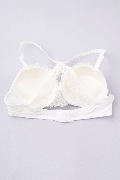 fiolin Silicone Padded Bra with Cross Back Lace