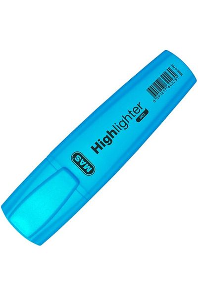 Mas Neon Blue Highlighter - 6422-12-pkt