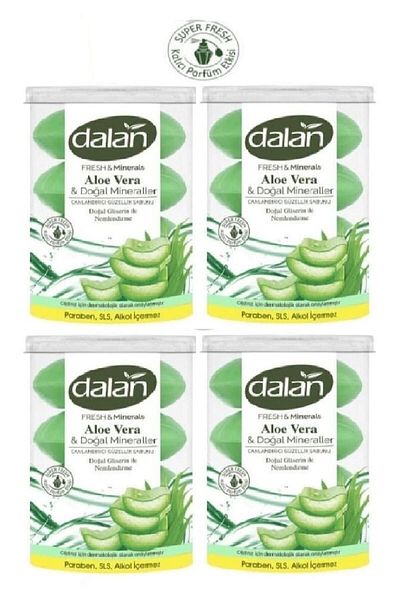 Dalan Fresh Minerals Shower Soap 16 Pieces Aloe Vera 440 Gr X 4 Pack