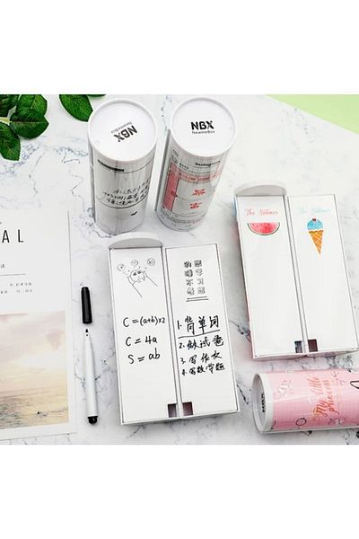 SERİN Multifunctional Cylinder Pencil Case