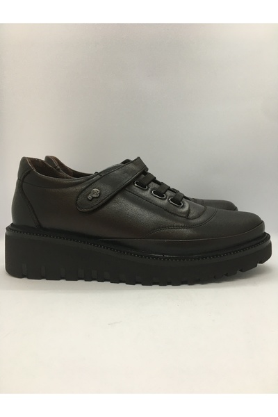 Ortopedia Hakiki Deri Kadın Ayakkabı 2101 - Kahverengi