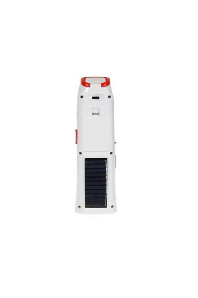 ROZIA 2 Floresan Tipli Solarlı Led Şarj Edilebilir Acil Durum Lambası Pilli Işıldak Qj-9817
