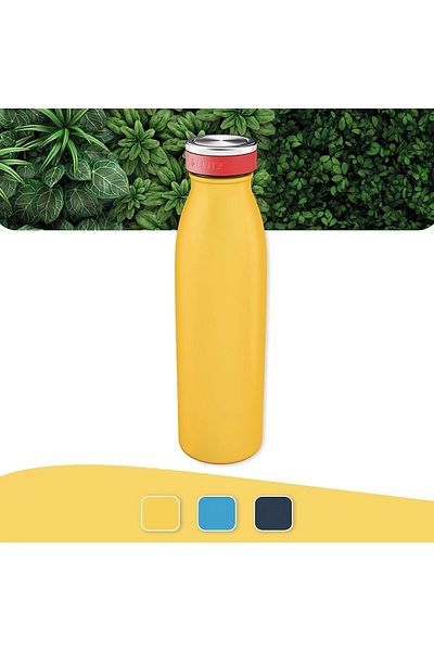 Leitz Cozy Insulated Thermos Water Bottle 500 ml Yellow