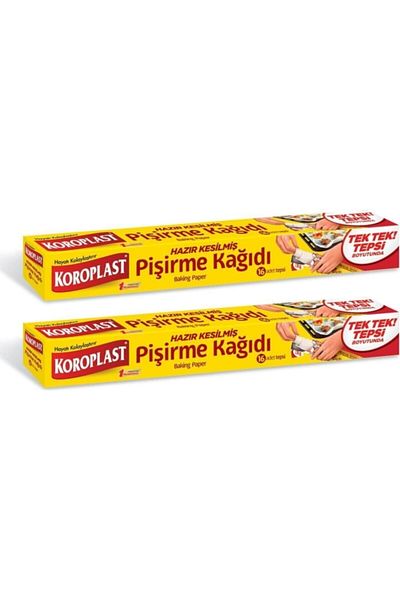 Koroplast Baking Paper Ready Cut 16 Pieces - Pack of 2