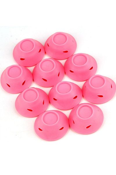 Ocean Silicone Tongs Hair Styling Curler Ocn521658 - Pink