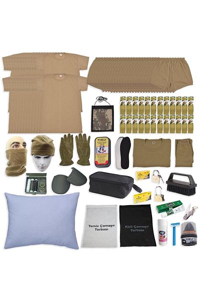 Ö ÖZMERT ASKERİ MALZEME Beginner Soldier - 24-Piece Winter Basic Set (K.K.K)
