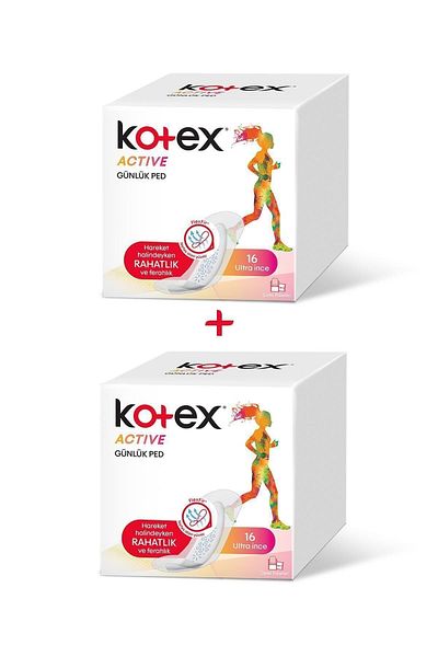 Kotex Active Ultra Thin Daily Pad 16pcs