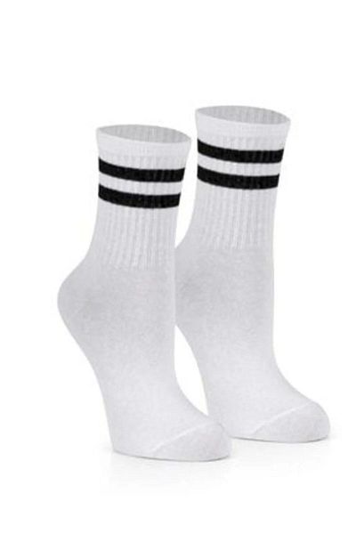 CFNY SOCKS 4 чифта Икономичен пакет Мъжки Дамски унисекс чорапи Socket Дълги тенис чорапи Раирани колежански чорапи