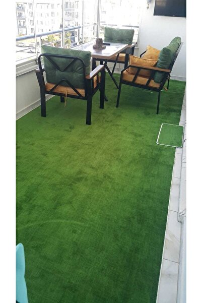 regnum Halı Protokol Çim Yeşil Kaymaz Taban Balkon Kesme Yolluk