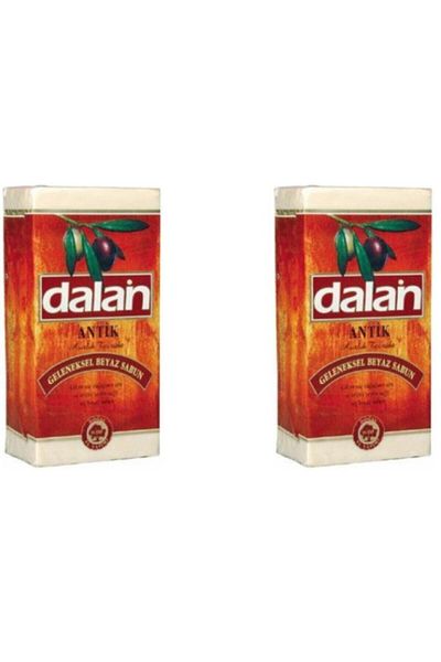 Dalan Antique Olive Oil Traditional White Mold Soap 5 Pieces x 2 Packs