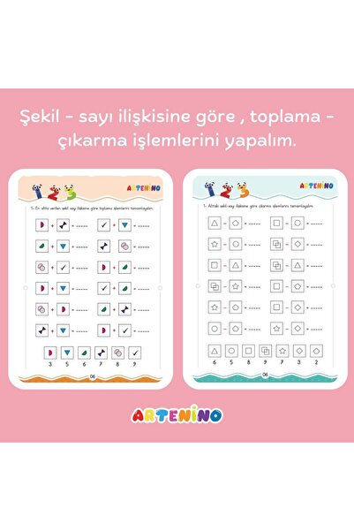 Artenino 6+YAŞ DİKKAT ODAKLI KODLAMA SETİ- TOPLAMA - ÇIKARMA İŞLEMİ