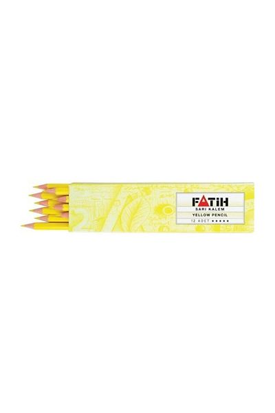 Fatih Yellow Textile Copy Pen - Pack of 12