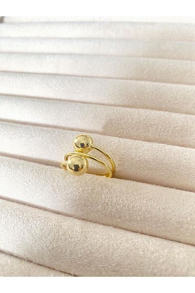 Aksesuar Steel Ring - 2 Pieces with Heel Detail