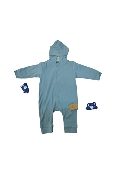 Wogi Basıc Bebek Kapşonlu Tulum