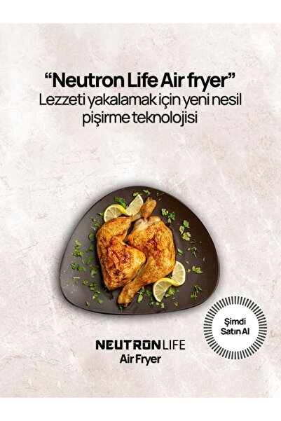 NEUTRON Smart Air Fryer Pro Akıllı Fritöz 7.3 Litre Xxl Air Fryer