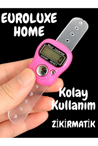 EUROLUXE قطعة واحدة من حلقات Zikirmatik - مسبحة صلاة بألوان مختلطة يمكن تركيب...