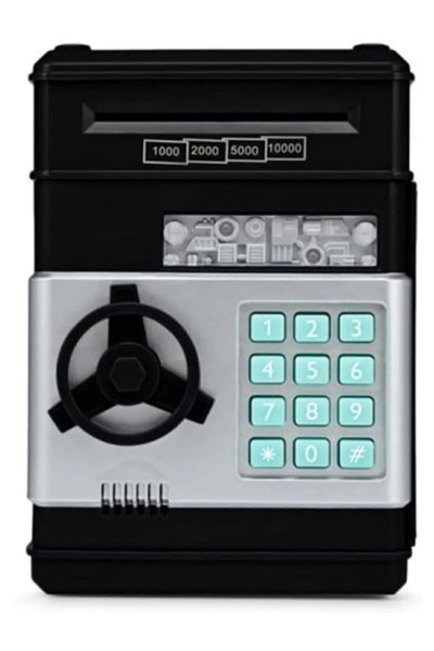 welcomein Elektronik Çocuk Atm Şifreli Otomatik Kağıt Para Alan Kasa Kumbara ...